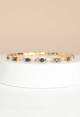 Glimmer Something Blue Tennis Bracelet