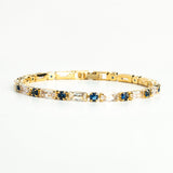 Glimmer Something Blue Tennis Bracelet