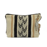 Woven Wool Makeup Pouch