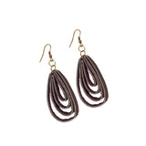 Leather Loop Earrings | 8 Colors