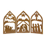 Wooden Folding Nativity