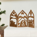 Wooden Folding Nativity
