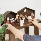 Plush Nativity Set with Handmade Box