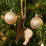Rustic Llama Tree Ornament - 5/pack