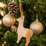 Rustic Llama Tree Ornament - 5/pack