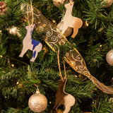 Rustic Llama Tree Ornament - 5/pack