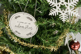Round Tin Holiday Ornaments