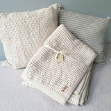 Cozy Waffle Throw Blanket