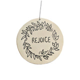 Round Tin Holiday Ornaments