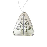 Nature Motif Tin Holiday Ornaments