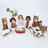 Plush Nativity Set with Handmade Box