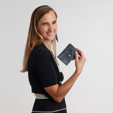 Small Envelope Wallet in Suede