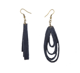 Leather Loop Earrings | 8 Colors