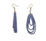 Leather Loop Earrings | 8 Colors