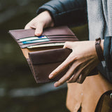 THE ALONG- SIDER WALLET VINTAGE BROWN