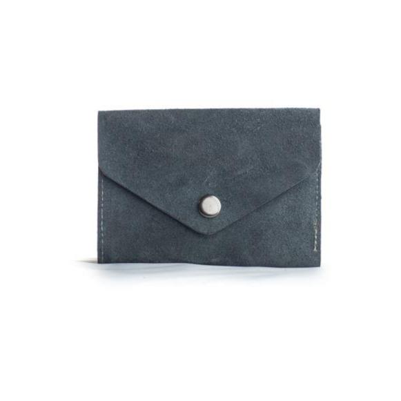 Small Envelope Wallet in Suede