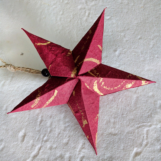 Mulberry Paper Star Garland